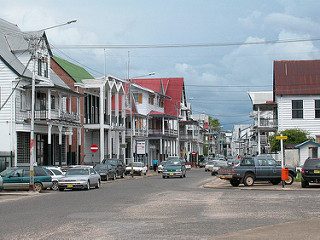 Street scene in Paramaribo